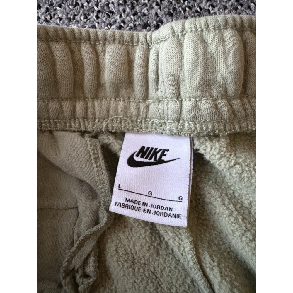 Nike Women’s Jogger Sweatpants Large Olive Green Avocado Pockets Drawstring - Picture 2 of 2